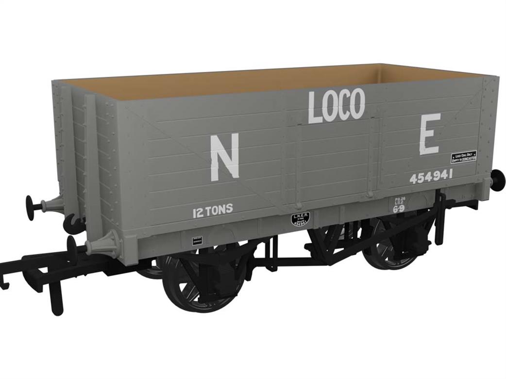Rapido Trains OO 967413 LNER Loco Coal Wagon 454941 RCH 1907 7 Plank Large Lettering