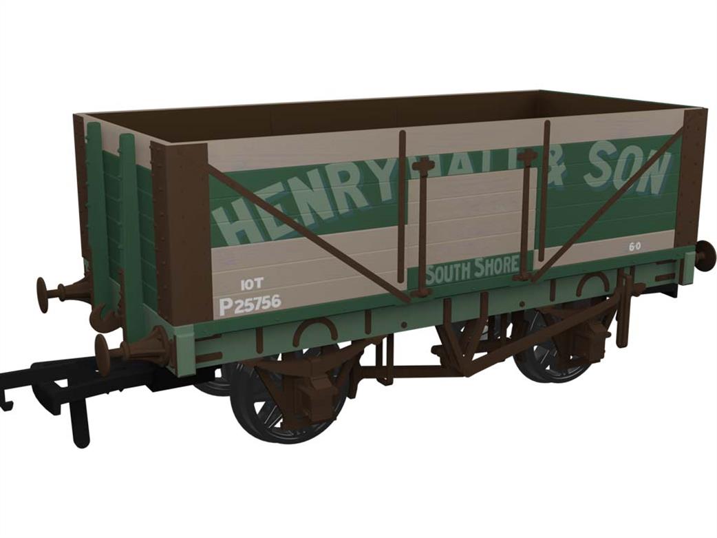 Rapido Trains OO 967416 BR P25756 ex-Henry Hall and Son RCH 1907 Type 7 Plank Open Wagon