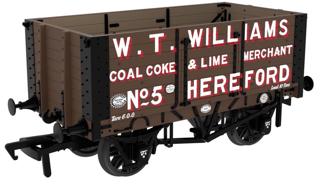Rapido Trains OO 967814 W T Williams No.5 7 Plank Open Wagon