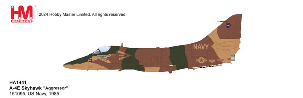 Hobby Master 1/72 HA1441 A-4K Skyhawk Aggressor 151095 US Navy 1985/86
