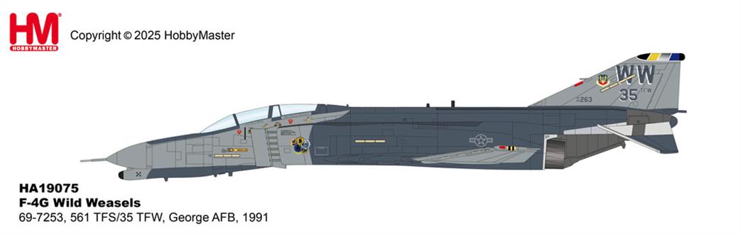 Hobby Master 1/72 HA19075 F-4G Phantom Wild Weasels