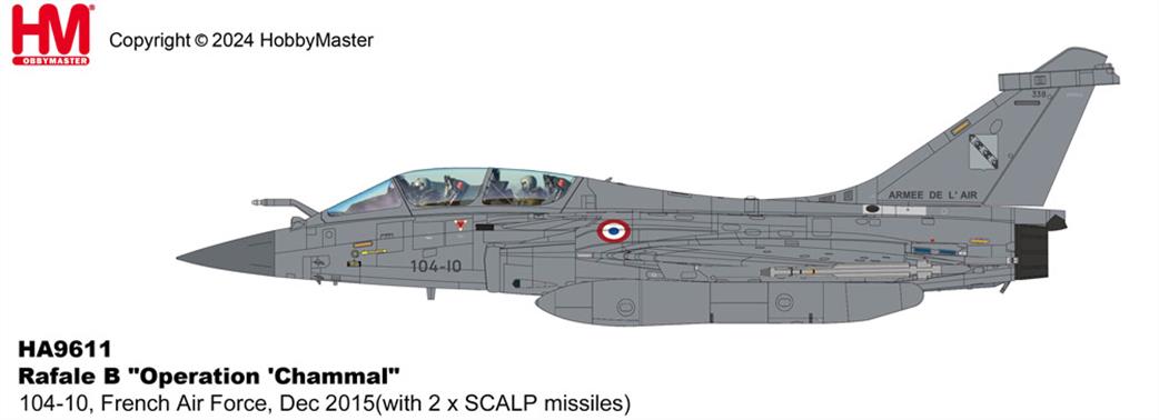 Hobby Master 1/72 HA9611 Rafale B Opertaion Chammal French Air Force