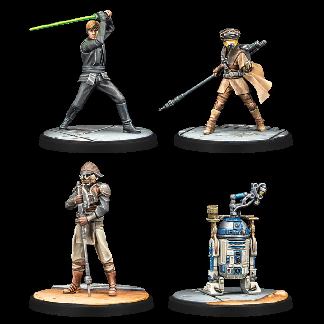 Atomic Mass Games  SWP22 Fearless and Inventive Jedi Luke Skywalker Squad Pack for Star Wars Shatterpoint