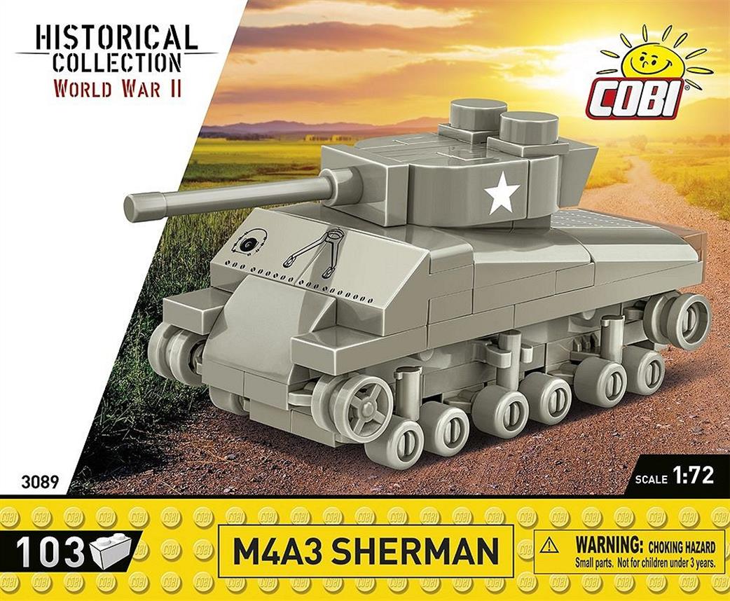 Cobi 1/72 3089 Sherman Block Model