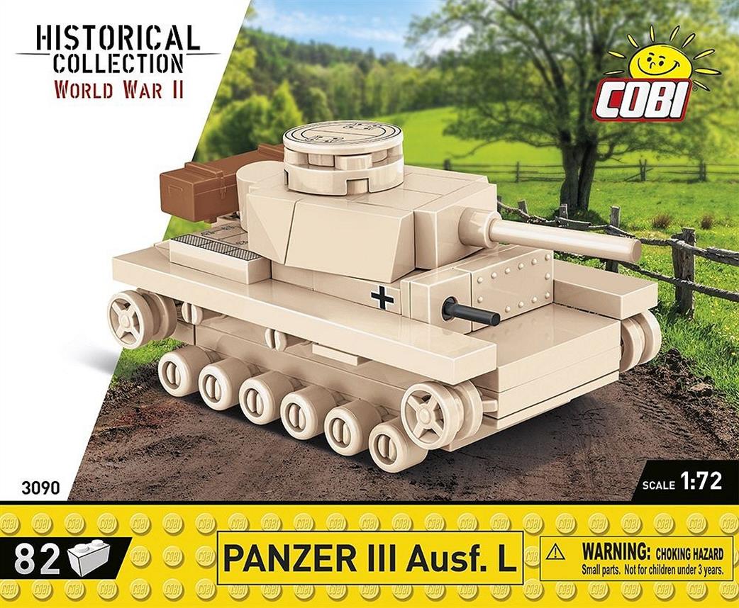 Cobi 1/72 3090 Panzer III Ausf.L Block Model