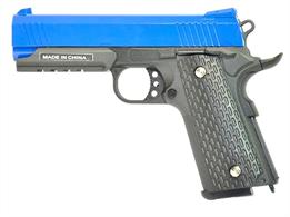 Galaxy G25 K-Warrior Spring Metal Blue 6mm BB Pistol