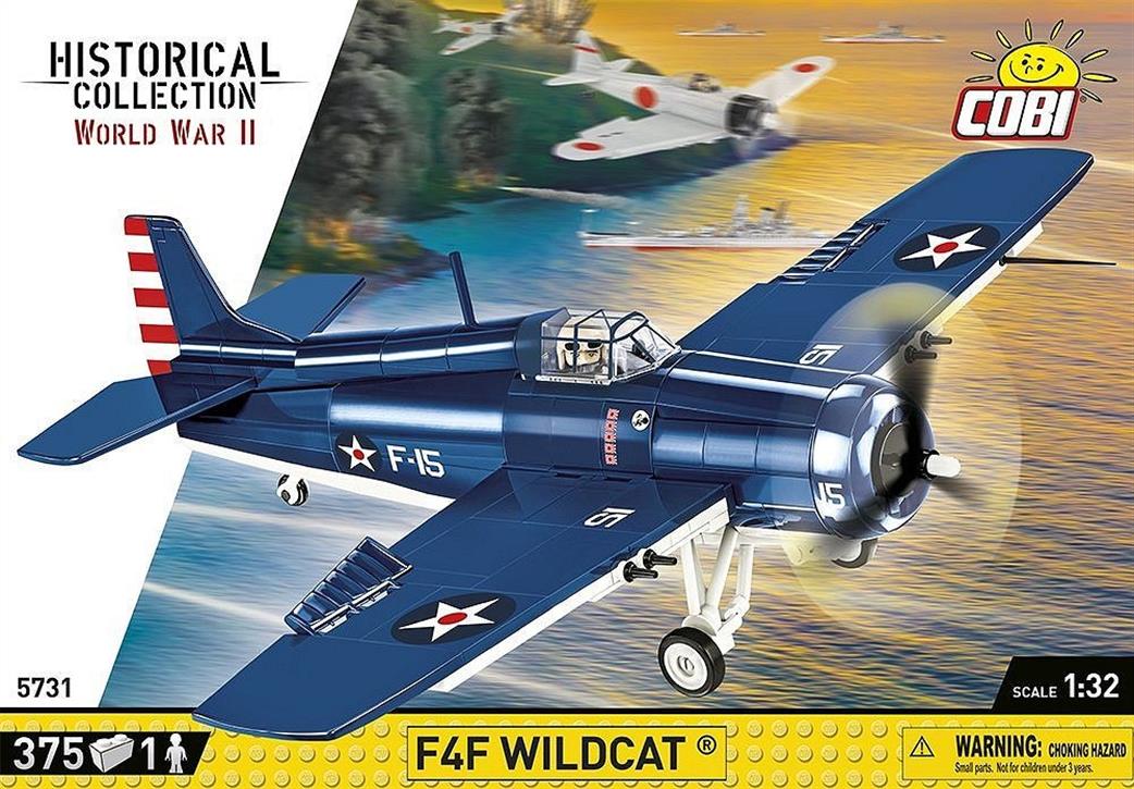 Cobi 1/32 5731 F4F Wildcat Block Model