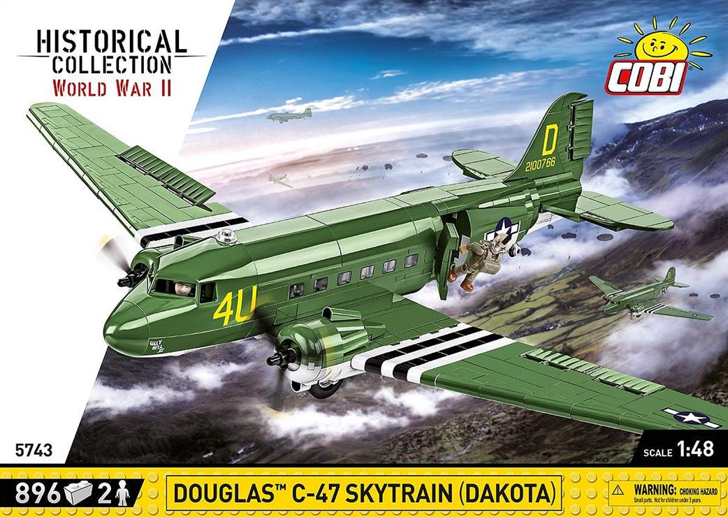 Cobi 1/48 5743 Douglas C-47 Skytrain Block Model