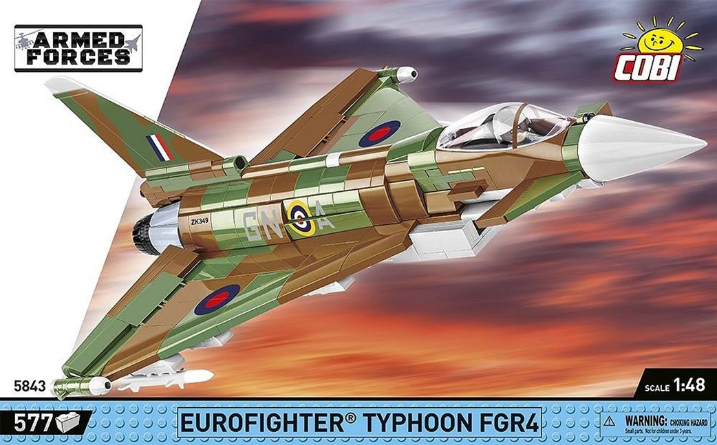 Cobi 1/48 5843 RAF Typhoon FGR4 GINA Block Model