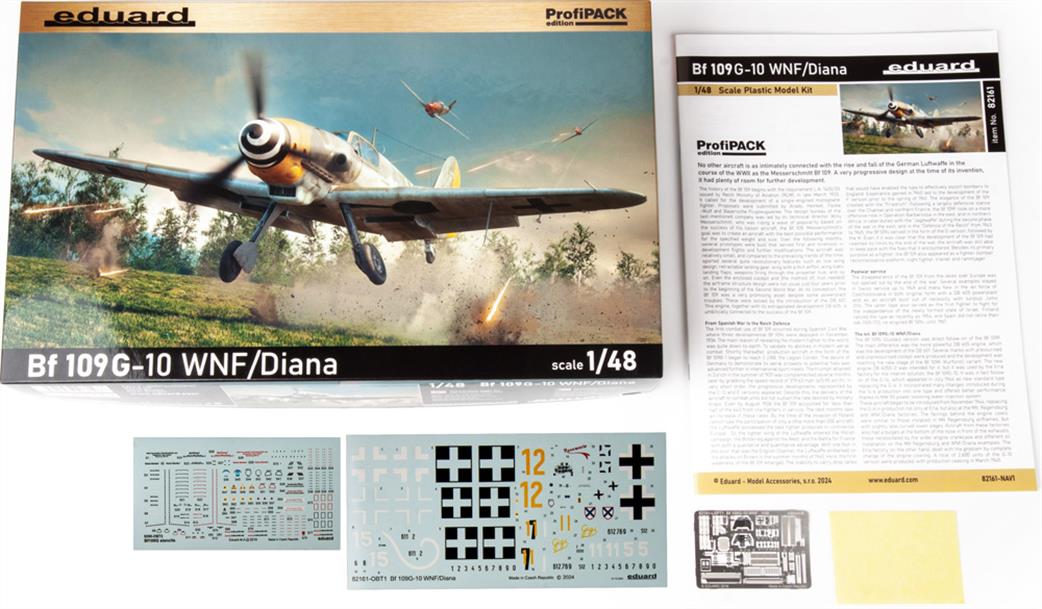 Eduard 1/48 82161 Bf 109 G-10 WNF/Diana Plastic Kit Profipak