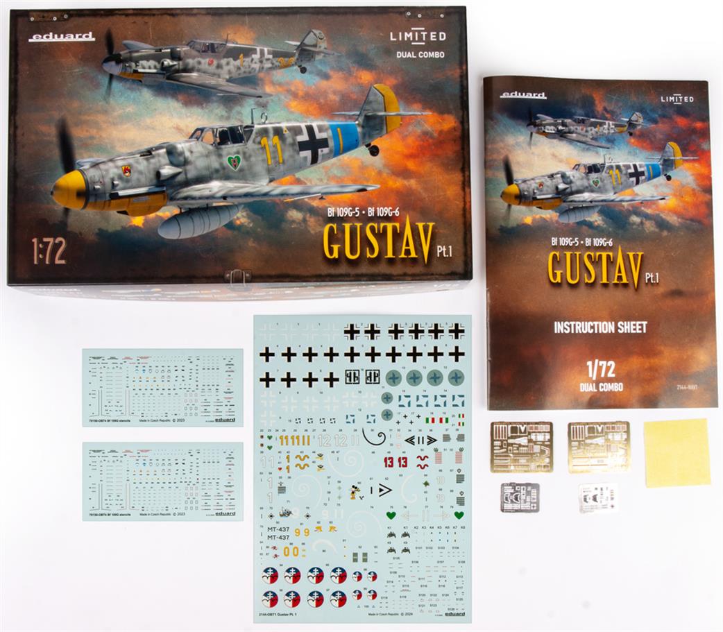 Eduard 1/72 2144 Gustav Pt.1 Dual Combo Profipak Plastic Kit