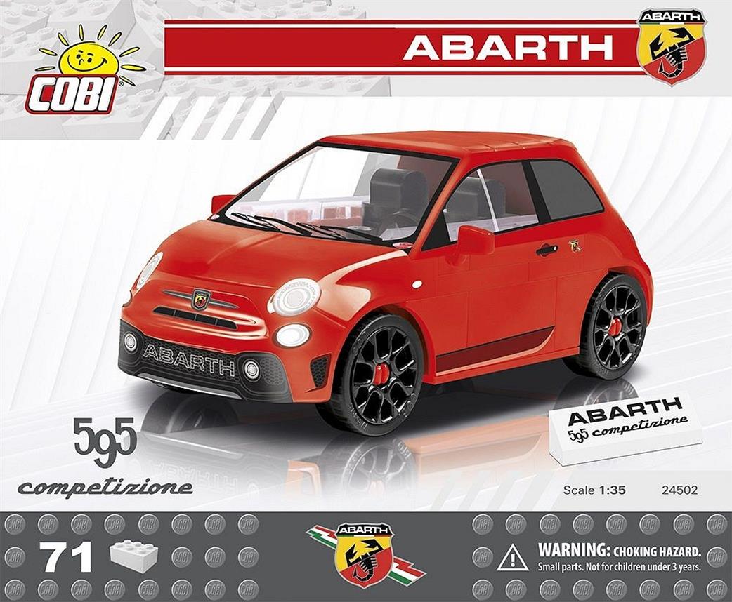 Cobi 1/35 24502 Abarth 500 Block Model