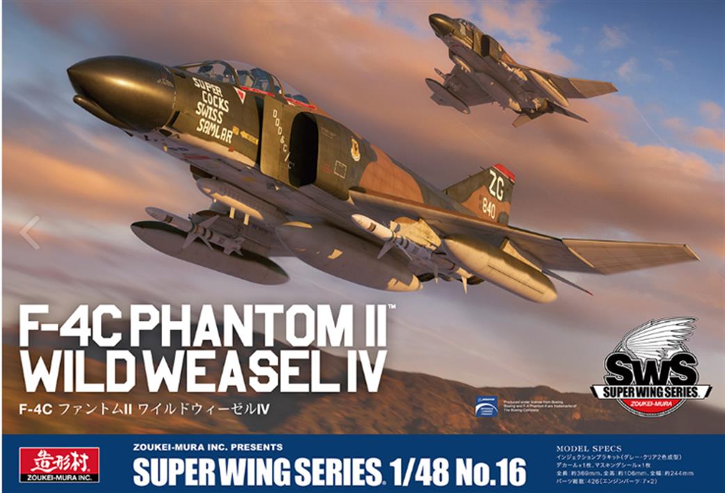 Zoukei-mura 1/48 SWS48-16 F-4C Phantom II Wild Weasel IV