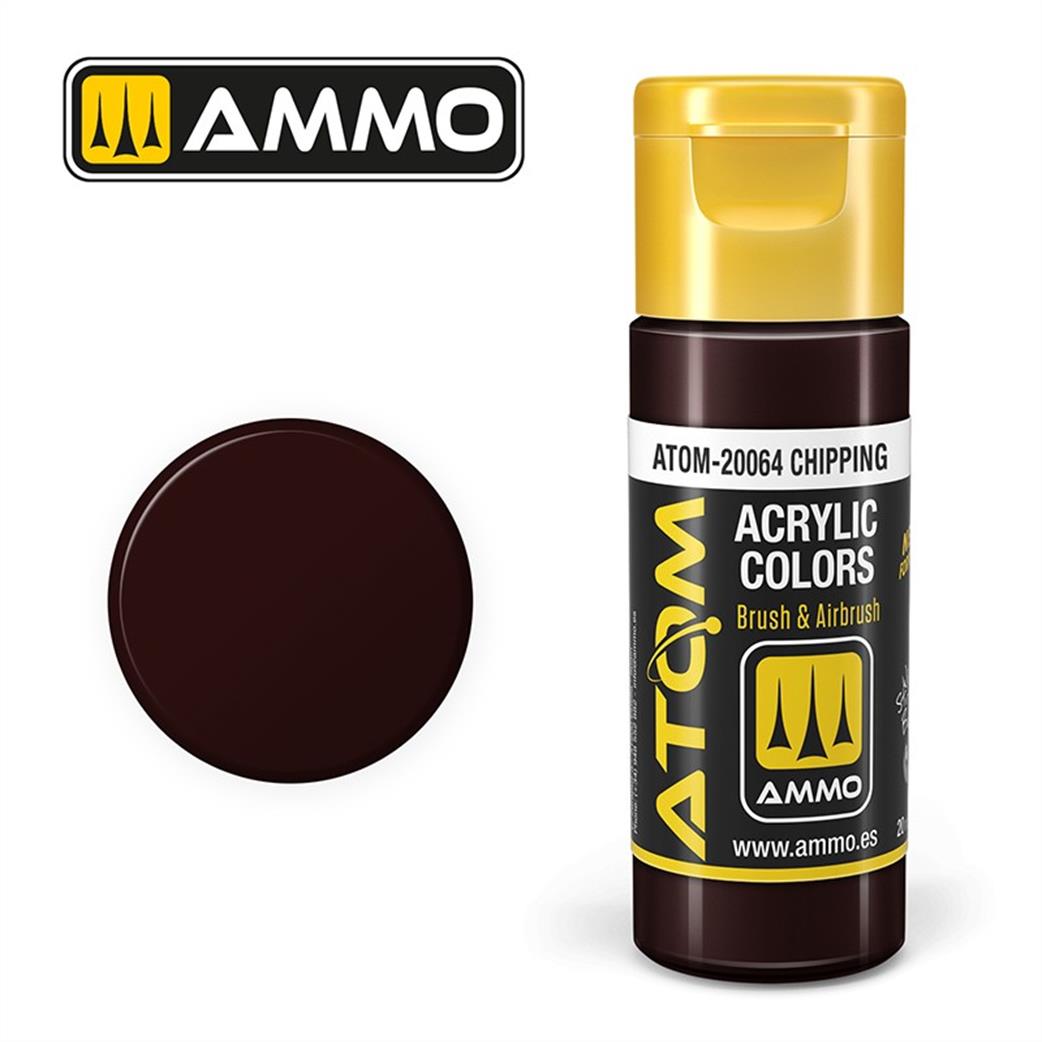 Ammo of Mig Jimenez  ATOM-20064 Atom Colour Chipping 20ml  Acrylic Paint