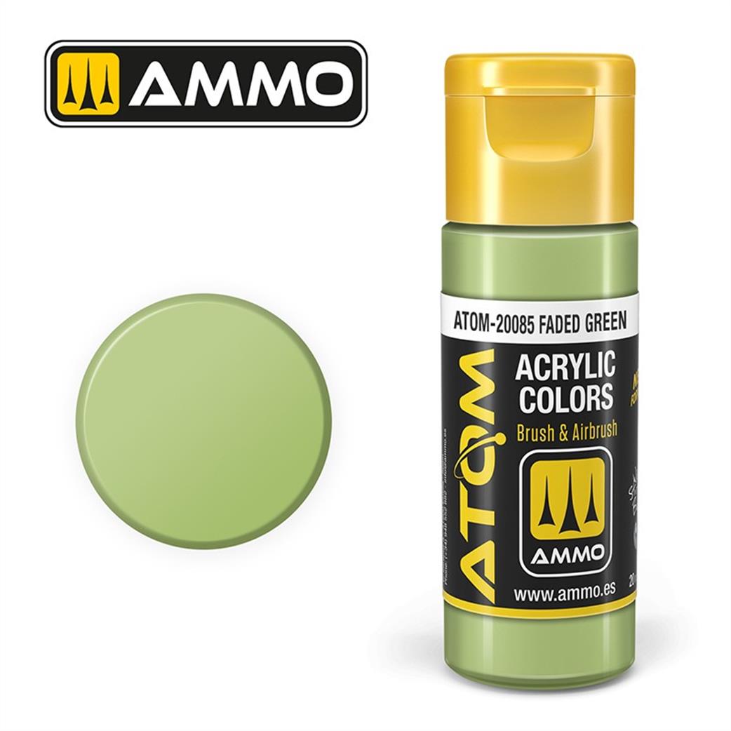 Ammo of Mig Jimenez  ATOM-20085 Atom Color Faded Green 20ml Acrylic Paint