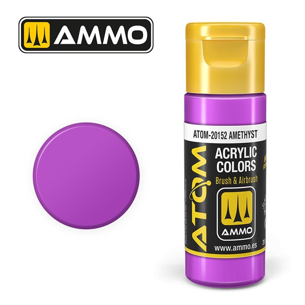 Ammo of Mig Jimenez  ATOM-20152 Atom Color Amethyst 20ml Acrylic Paint