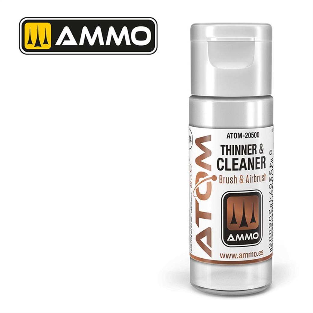 Ammo of Mig Jimenez  ATOM-20500 Atom Color Thinner & Cleaner 20ml Pot