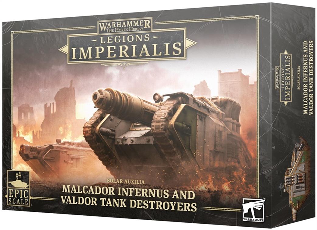 Games Workshop  03-57 Legions Imperialis Malcador Infernus and Valdor Tank Destroyers