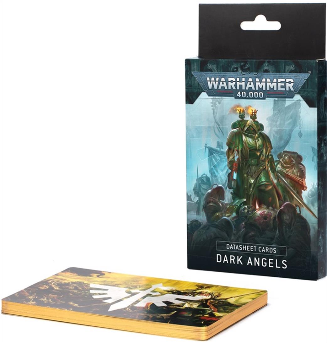 Games Workshop  44-02 Dark Angels 40k Datacards (10th Ed)