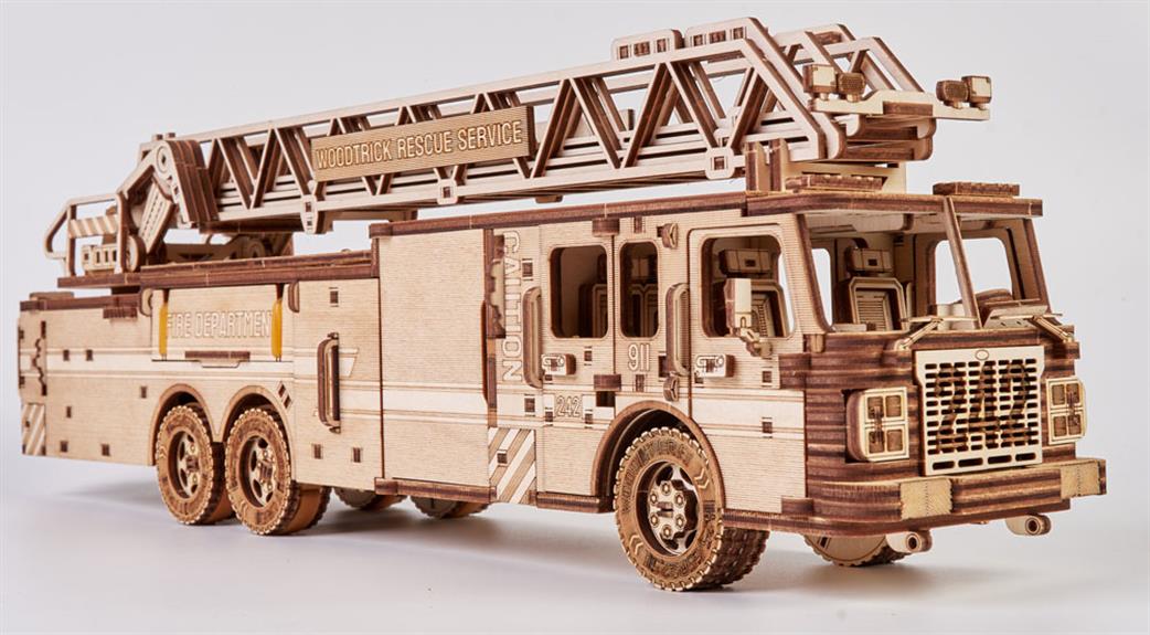 Wood Trick  WDTK091 Rescue Firetruck 3D wooden construction kit