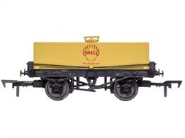 Nicely detailed model of the rectangular style oil tank wagons, often used for conveying tar and other heavy oil products.Model finished in Shell Oil livery