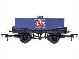 Nicely detailed model of the rectangular style oil tank wagons, often used for conveying tar and other heavy oil products.Model finished in STP Oil livery