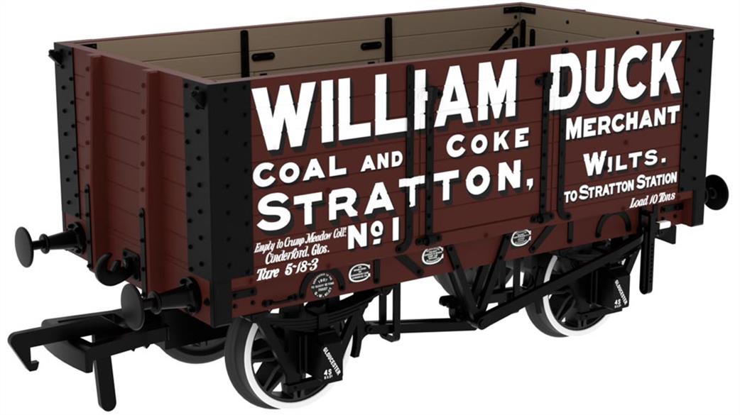 Rapido Trains OO 967805 William Duck No.1 7 Plank Open Wagon