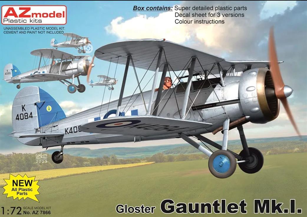 AZ Model 1/72 AZ7866 Gloster Gauntlet MK I.