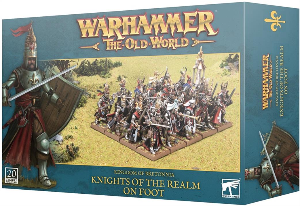 Games Workshop 06-08 Warhammer The Old World Kingdoms of Bretonnia Knights of the Realm On Foot