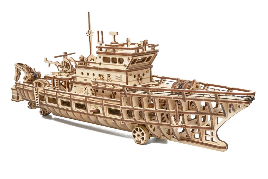Wood Trick  WDTK020 Ocean explorer yacht 3D wooden construction kit
