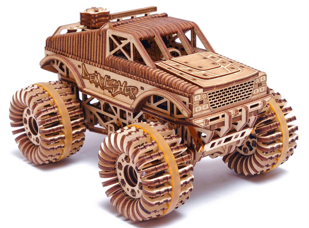 Wood Trick  WDTK015 Monster Truck  3D wooden construction kit