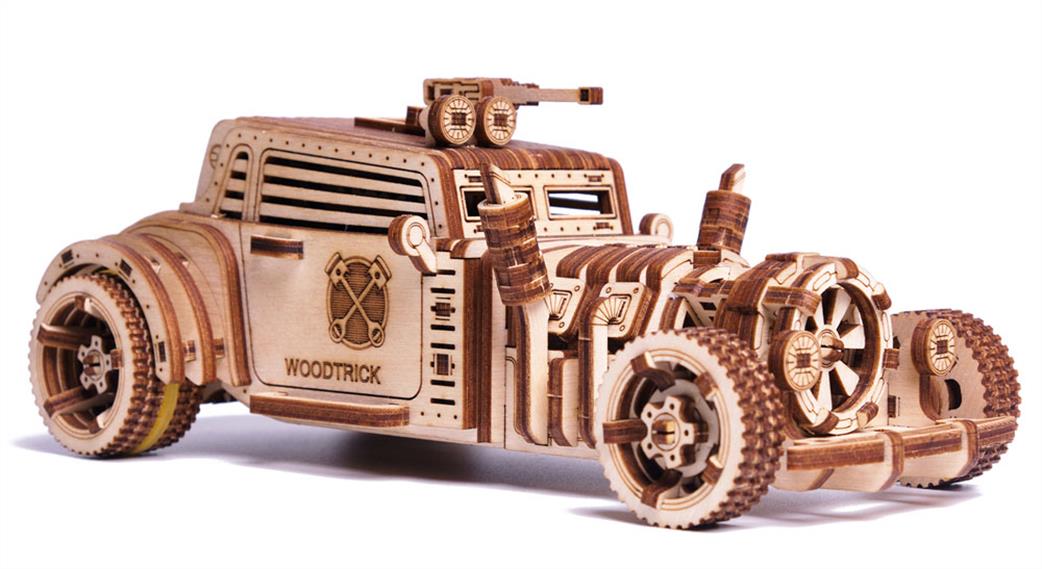 Wood Trick  WDTK019 Apocalyptic Car 3D wooden construction kit