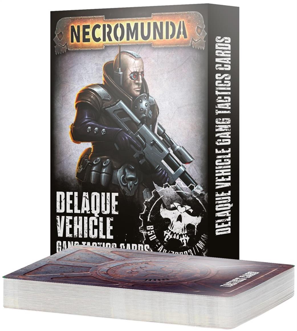 Games Workshop  301-21 Necromunda: Delaque Vehicle Gang Tactics Cards