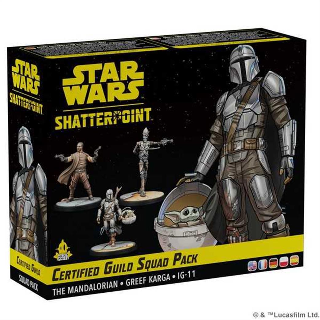 Atomic Mass Games  SWP24 Certified Guild The Mandalorian Squad Pack for Star Wars Shatterpoint