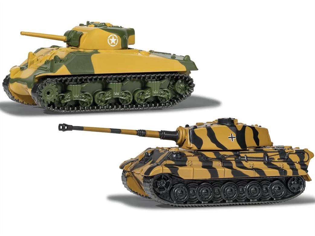 Corgi  WT91302 World of Tanks Sherman vs King Tiger