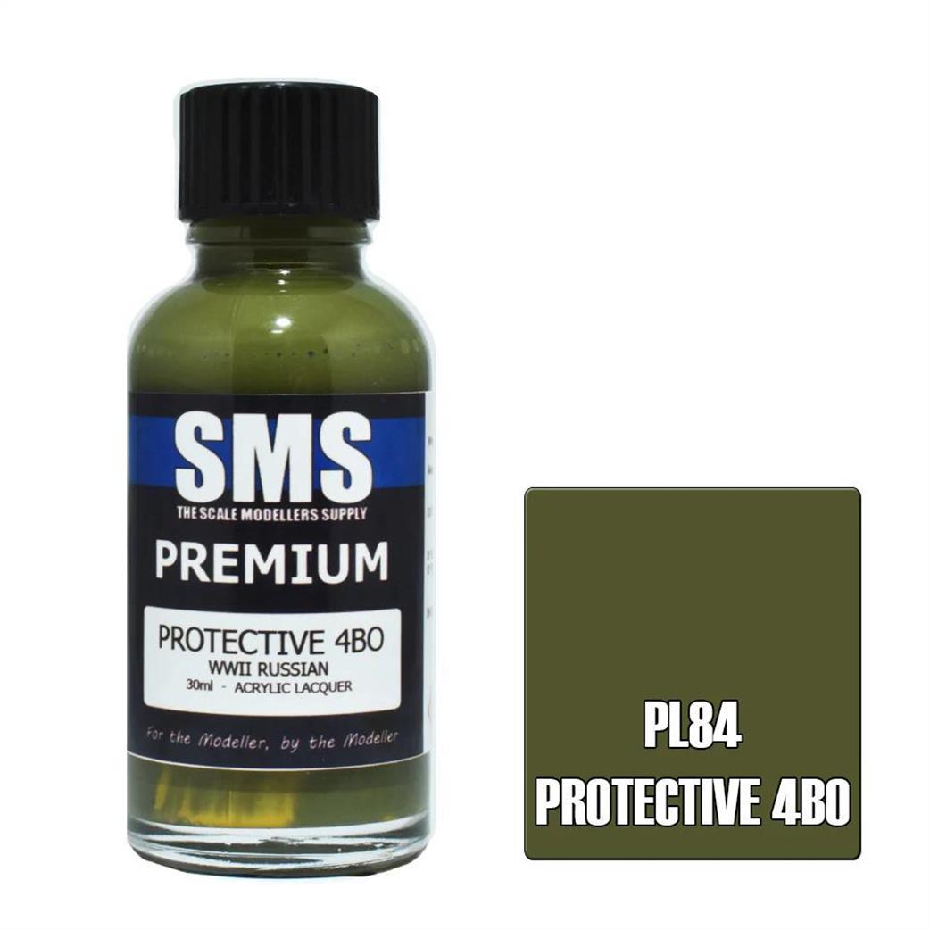 SMS Premium Lacquers  PL84 4BO Russian  WW2 AFV Airbrush Ready Lacquer 30ml