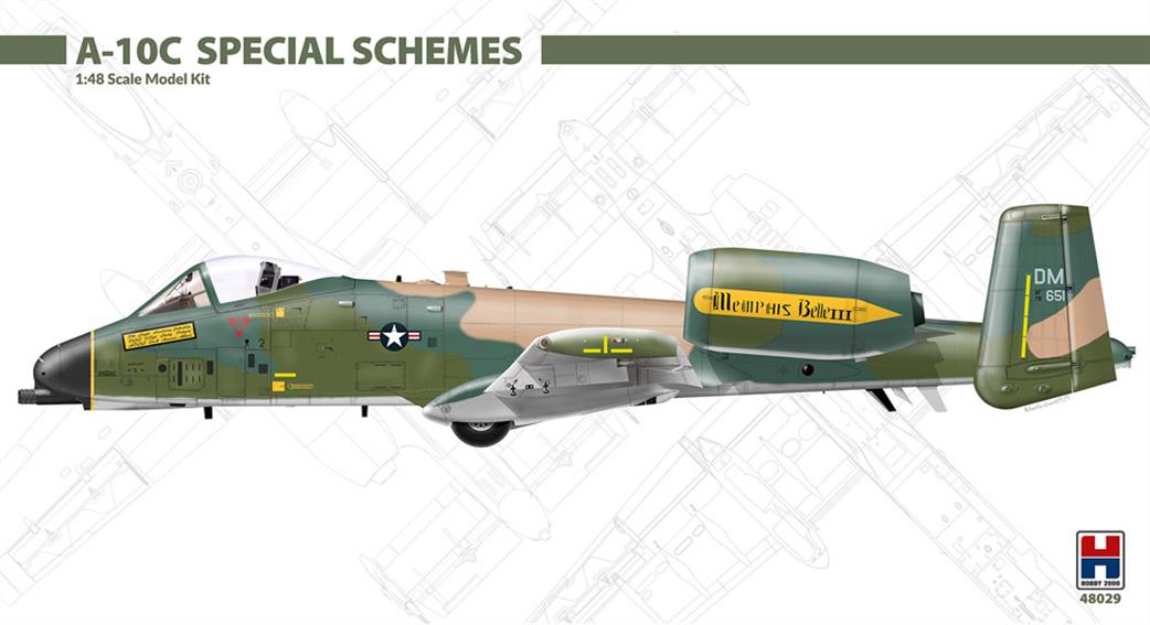 Hobby 2000 1/48 48029 A-10C Special Schemes US Tank Buster Plastic Kit