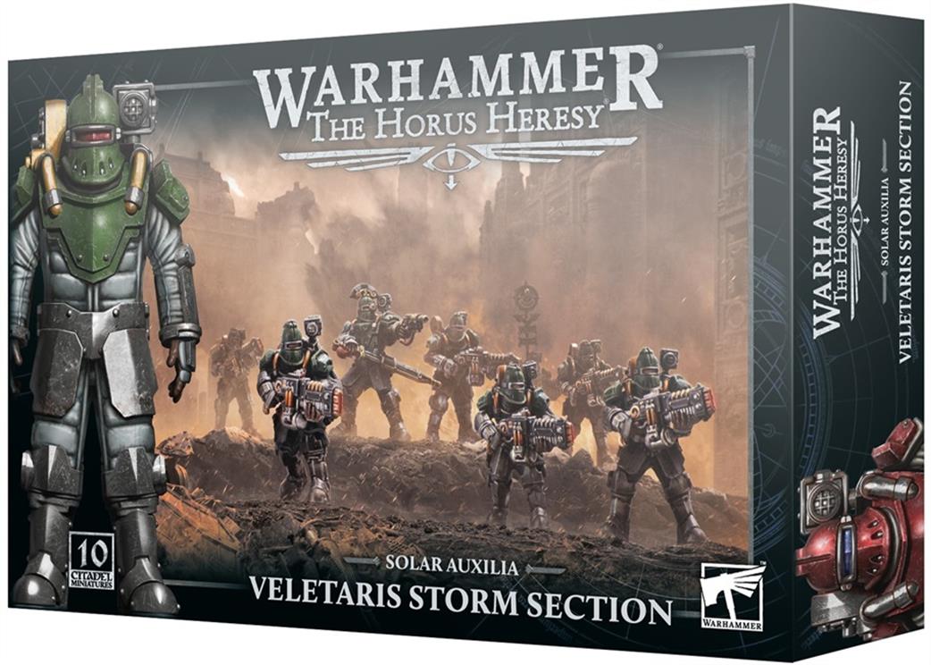 Games Workshop 25mm 31-76 Horus Heresy Solar Auxilia Veletaris Storm Section