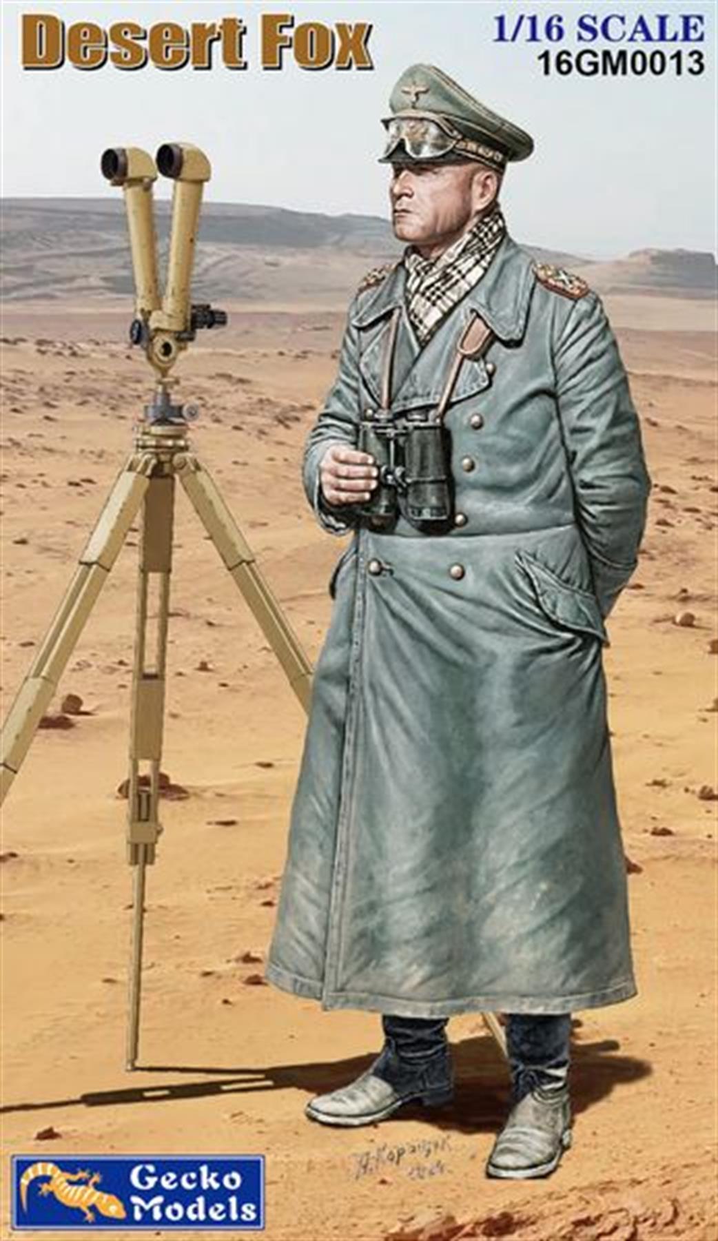 Gecko Models 1/16 16GM0013 Desert Fox figure kit included the trench periscope component parts