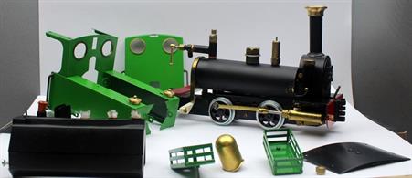 Mamod SL1 Steam locomotive Incomplete and disassembled please look at photos carefully.Comes in original box