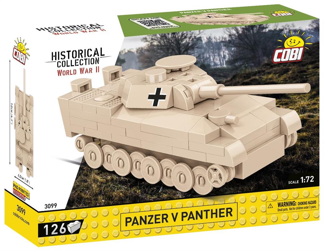 Cobi 1/72 3099 Panzer V Panther Block Model