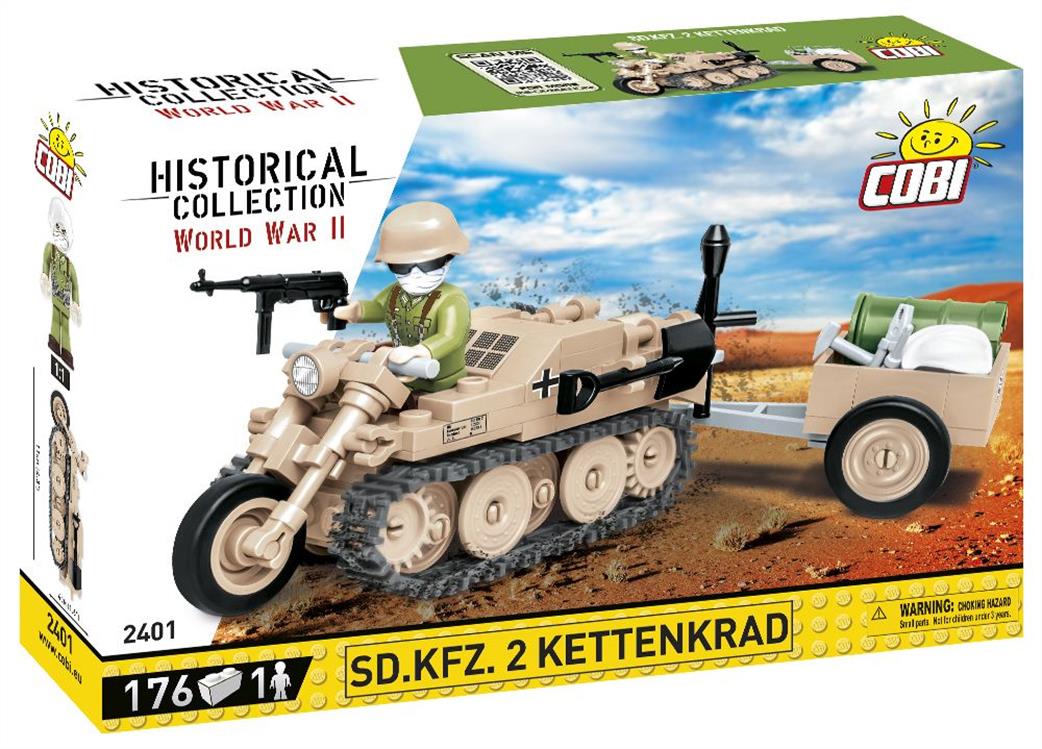 Cobi  2401 Sd.Kfz.2 Kettenkrad Block Model