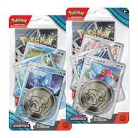 Due for release Friday 24th May 2024.You will be sent one at random, unless otherwise specified, subject to availability.Contain:1 * Twilight Masquerade booster1 * Coin3 * Cards