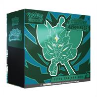 Due for release Friday 24th May 2024.There are two different box arts, you will be sent one at random, unless otherwise specified, subject to availability.Choices are: Each box contains:9 * Scarlet &amp; Violet Twilight Masquerade boosters1 * Full art foil promo  (depending on cover)45 * Pokemon Energy cards2 * Acrylic condition markers6 * Damage-counter diceA competition legal coin-flip die65 * Sleeves featuring  (depending on cover)4 * DividersA collector's boxA players guide.