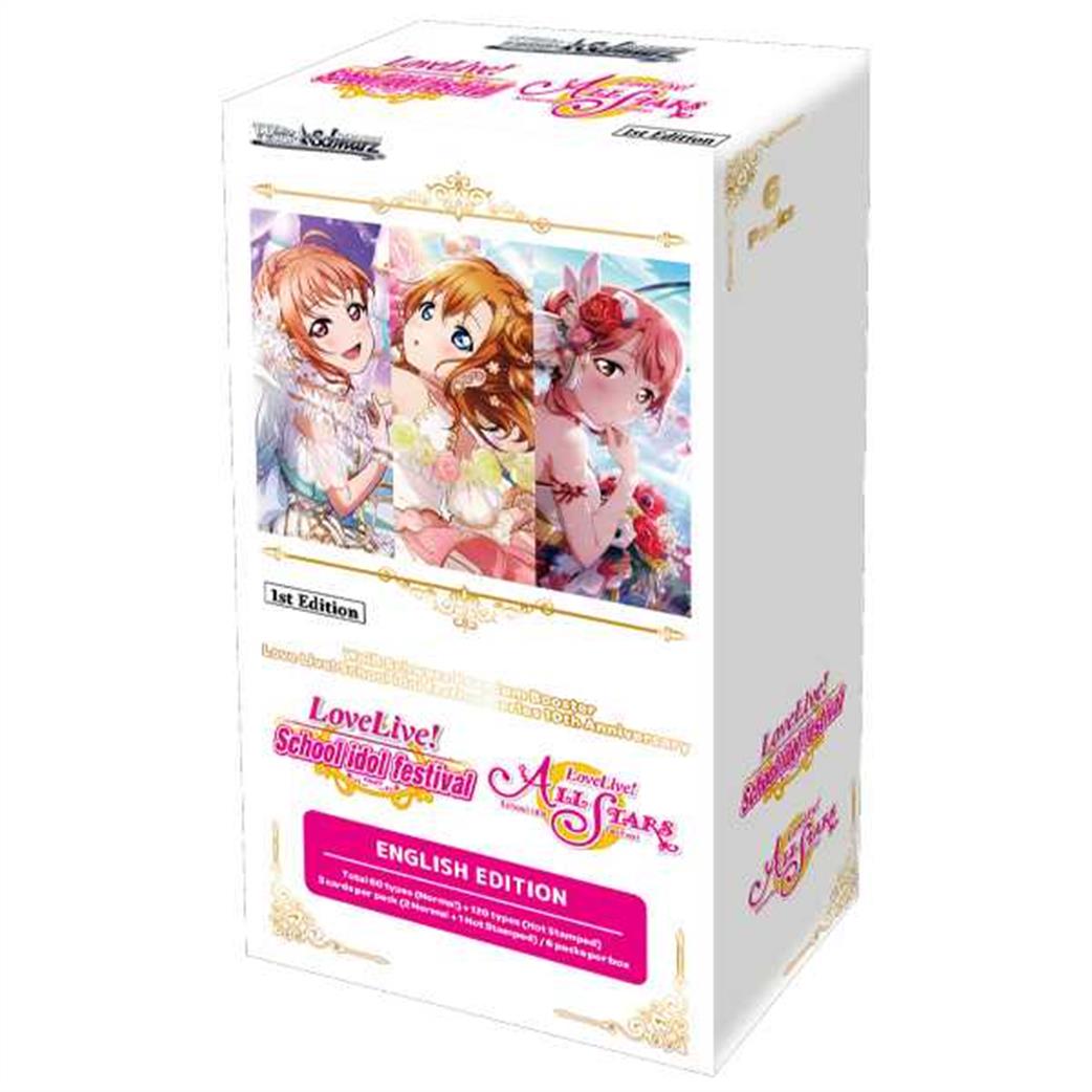 Bushiroad  WSELLWE39PB Weiss Schwarz: Love Live! School Idol Festival Series 10th Anniversary Premium Booster