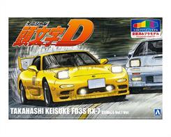 Takahashi Keisuke's RX-7, one of the two aces of Project D in Initial D, is now included in the pre-painted "Plastic model" series!!