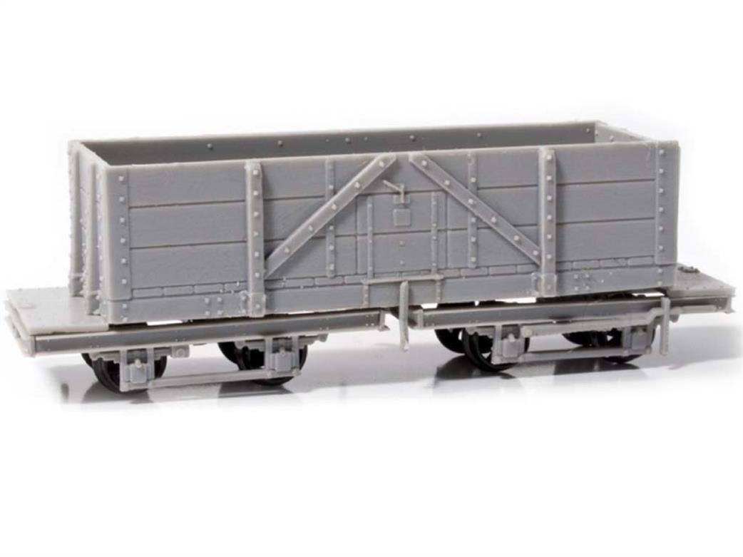 Dundas Models OO9 DMLR04 WD Class C WW1 Light Railway Bogie Open Wagon Fixed Sides Kit