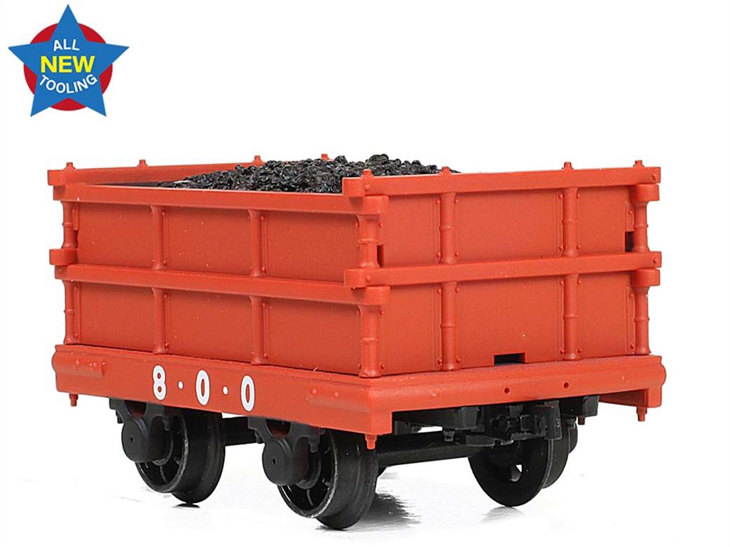 Bachmann O-16.5 73-030 NG7 Narrow Gauge Coal Wagon Red