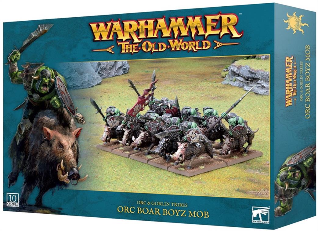 Games Workshop 09-06 Warhammer The Old World Orc & Goblin Tribes Orc Boar Boyz Mobs