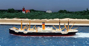 Wurttemberg is a 1/1250 scale, polyurethane resin model of an unusual ship by Coastlines Models, CL-M526.